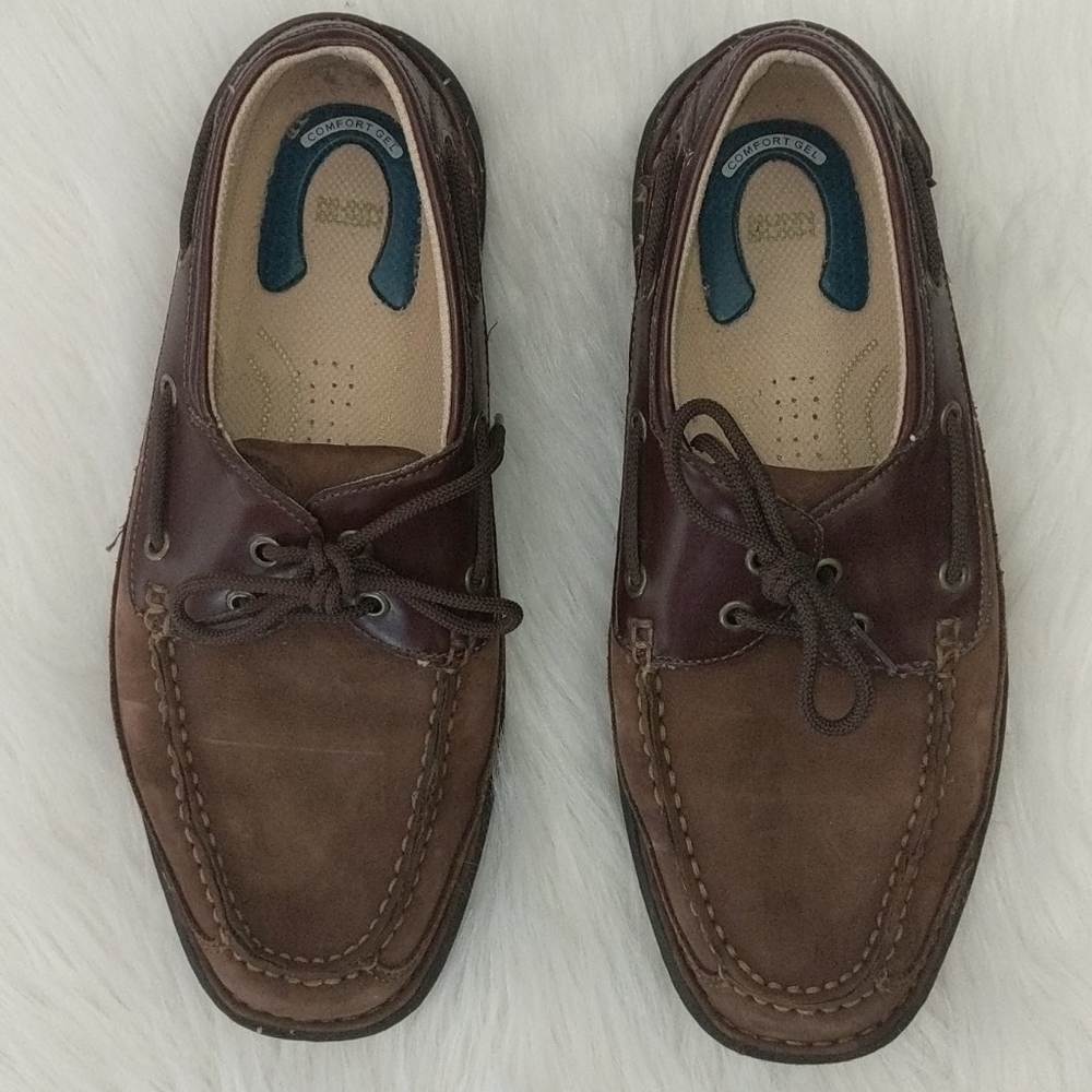 NUNN BUSH Brown Tie Leather Oxfords